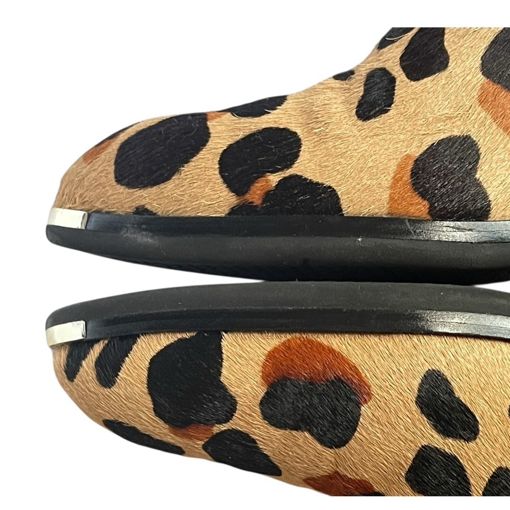Cole Haan Leopard Print Ankle Boots - Tan and Black - Picture 12 of 16